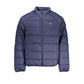 Blue Polyamide Men Jacket