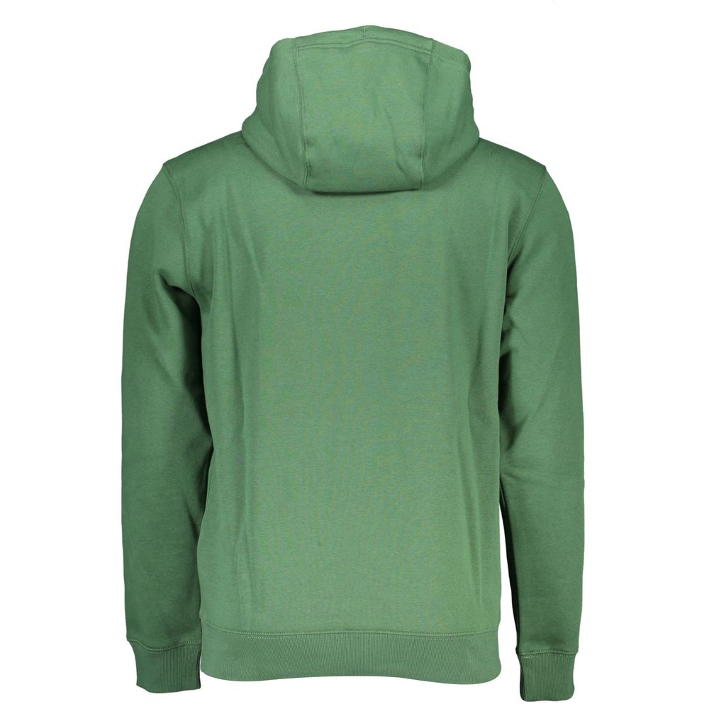 Green Cotton Men Sweater