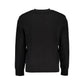 Black Cotton Men Sweater