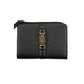 Sleek Black Zip Wallet with Coin Purse