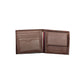 Elegant Brown Leather Bifold Wallet