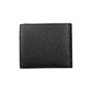 Elegant Black Leather Wallet with Multi-Compartments