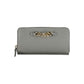 Chic Gray Polyethylene Compact Wallet