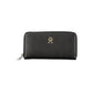 Sleek Polyester Blend Zip Wallet