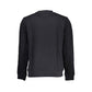 Elegant Black Long Sleeved Crew Neck Sweatshirt