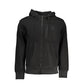 Sleek Hooded Zip Sweatshirt with Contrasting Details