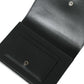 Elegant Crystal-Embellished Leather Card Holder