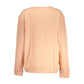 Elegant Long-Sleeved Pink Fleece Sweatshirt