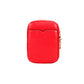 Jet Set Bright Red Pebbled Leather North South Chain Crossbody Bag