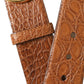 Elegant Exotic Leather Belt - Rich Brown