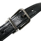 Elegant Leather Belt with Metal Buckle