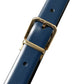 Elegant Blue Calf Leather Belt