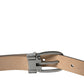 Elegant Leather Belt with Eye-Catching Buckle