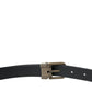 Elegant Suede Calf Leather Belt