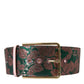 Multicolor High-Waist Statement Belt