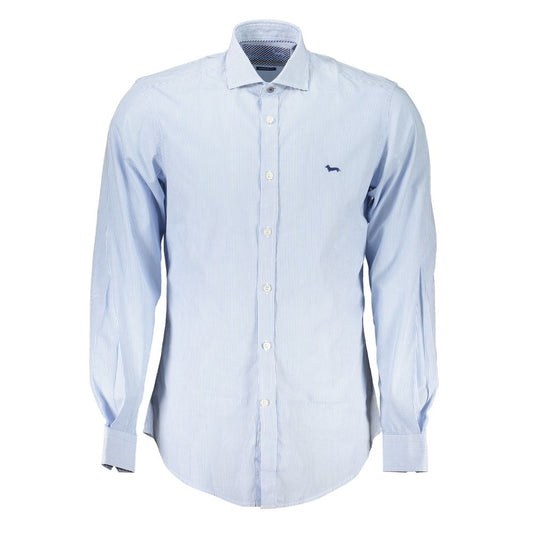 Chic Light Blue Organic Cotton Shirt