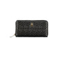 Elegant Black Wallet with Contrasting Details