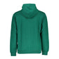 Chic Green Cotton Blend Hooded Sweatshirt