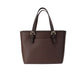 Jet Set Mocha Leather XS Carryall Top Zip Tote Bag Purse