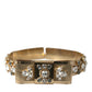 Gold-Tone Crystal Embellished Waist Belt