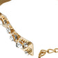 Gold-Tone Crystal Embellished Waist Belt