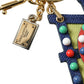 Multicolor Cellulose Designer Keychain