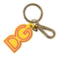 Chic Yellow Gold Keychain Charm