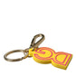 Chic Yellow Gold Keychain Charm