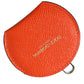 Elegant Orange Leather Mirror Holder