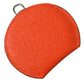 Elegant Orange Leather Mirror Holder