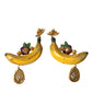 Chic Clip-on Banana Dangle Earrings