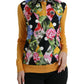 Multicolor Cashmere-Silk Blend Henley Sweater