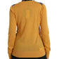 Multicolor Cashmere-Silk Blend Henley Sweater