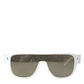 Chic White Acetate Designer Sunglasses