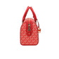 Travel XS Bright Red Signature PVC Duffle Crossbody Bag Purse