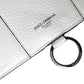 Elegant White Leather Crossbody Cardholder