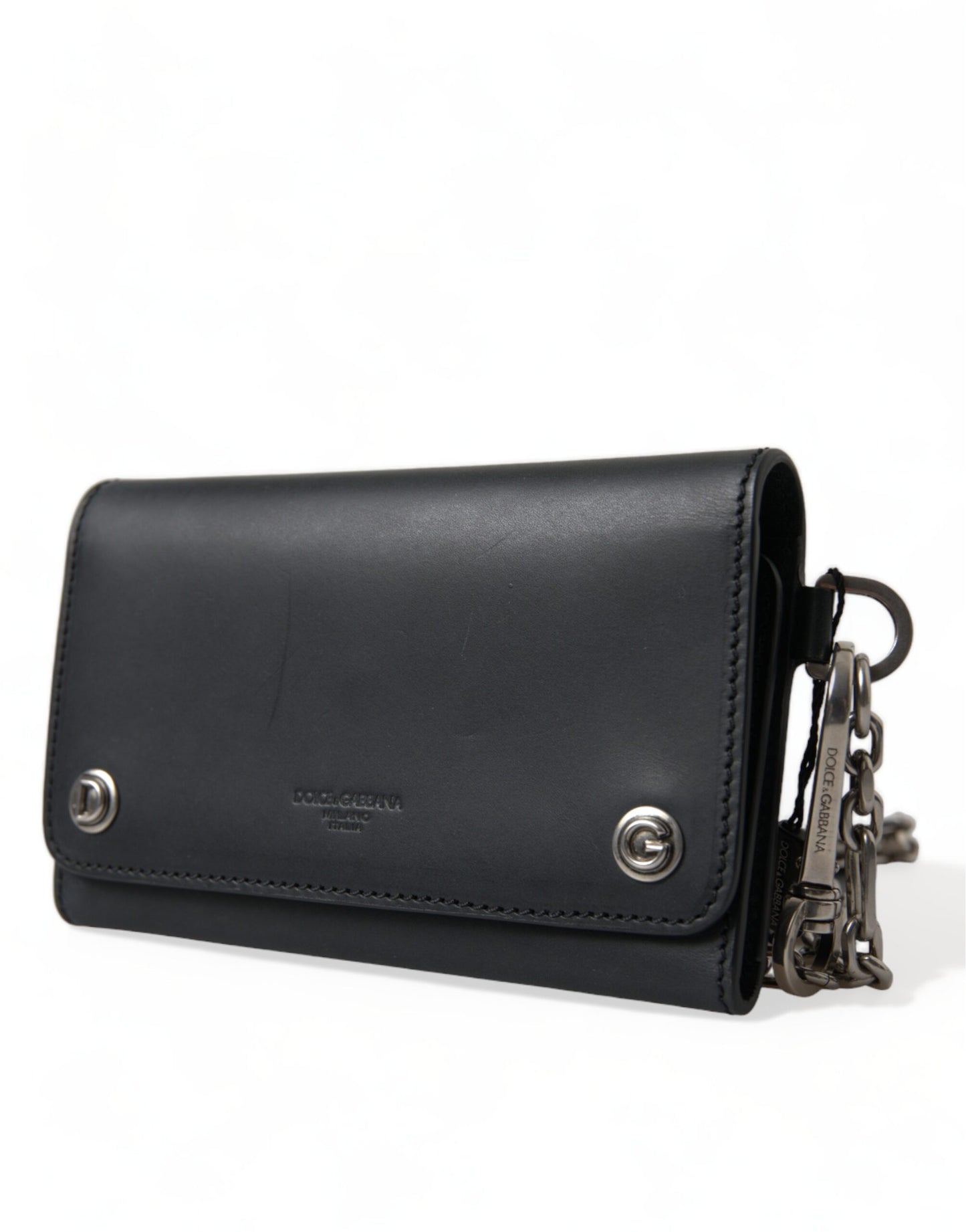 Elegant Black Leather Shoulder Bag