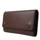 Elegant Leather Shoulder Bag in Rich Brown