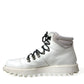 Pristine White Italian Ankle Boots