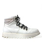 Pristine White Italian Ankle Boots