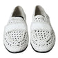 Elegant White Loafer Slip-Ons