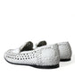 Elegant White Loafer Slip-Ons