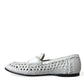 Elegant White Loafer Slip-Ons