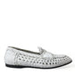 Elegant White Loafer Slip-Ons