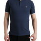 Elegant Crown Embroidered Polo T-Shirt