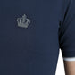 Elegant Crown Embroidered Polo T-Shirt