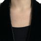 Elegant Embellished Black Overcoat Jacket