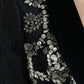 Elegant Embellished Black Overcoat Jacket