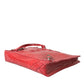 Exotic Red Alligator Leather Clutch