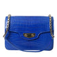 Chic Alligator Skin Chain Shoulder Bag